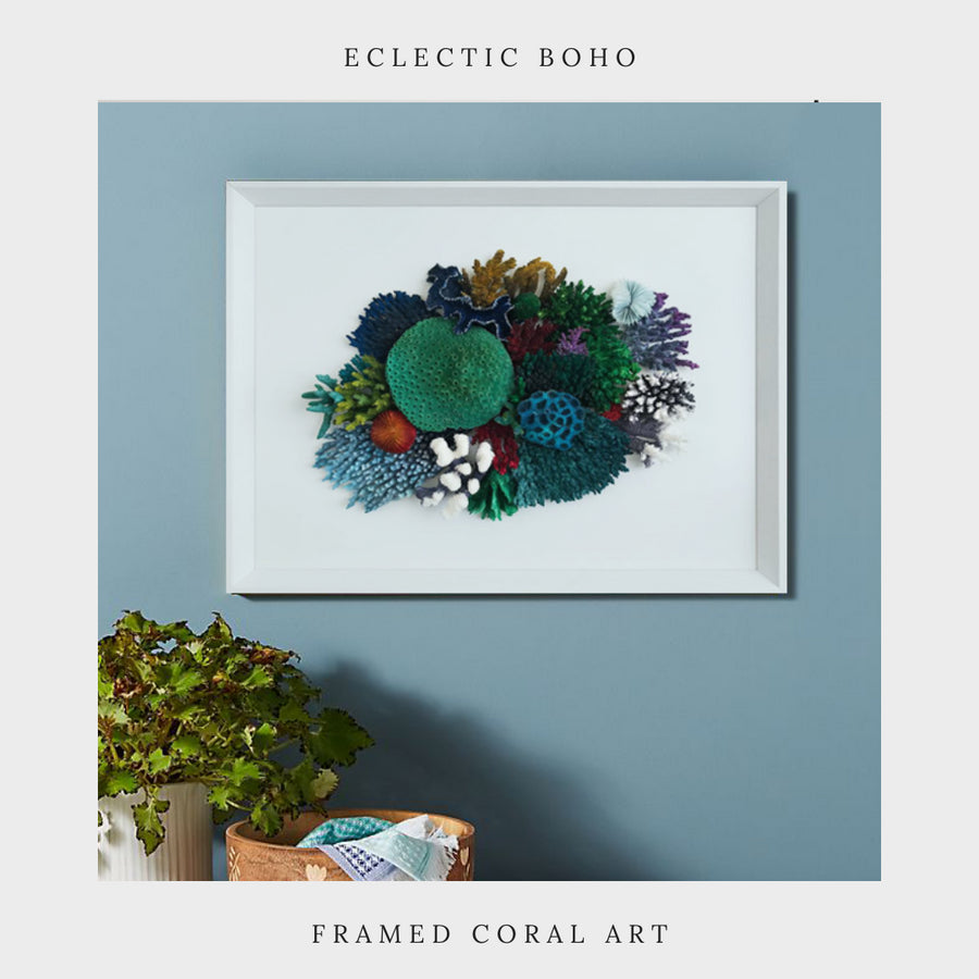 choose your style, shop eclectic boho coral art